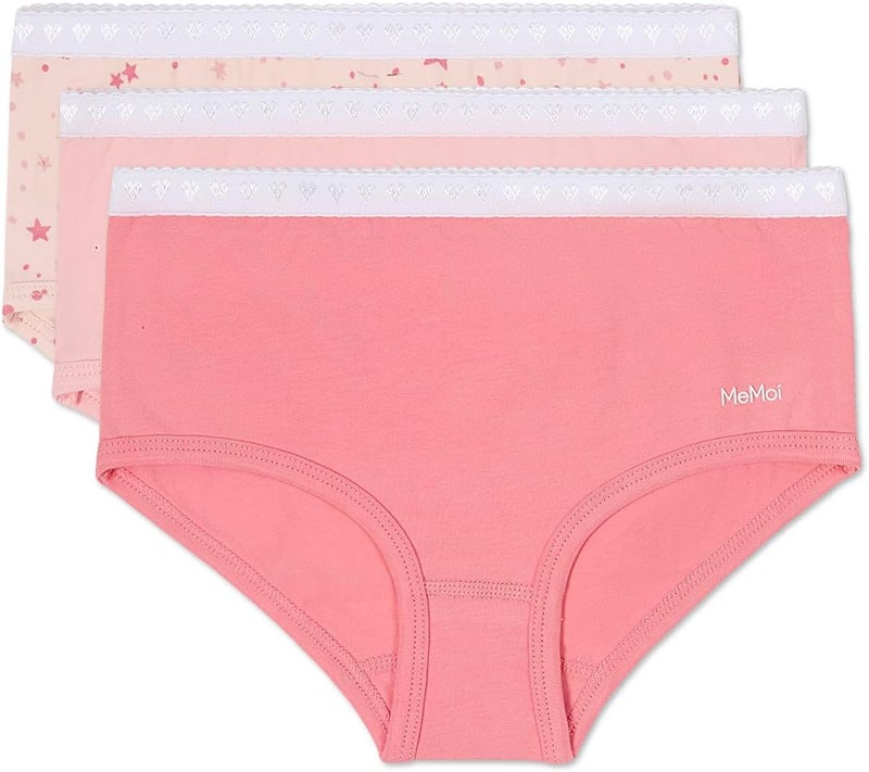 MeMoi Girl's 3 Pair Pack Starry Briefs - Image 2